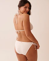 Haut de bikini triangle en crochet COCONUT MILK