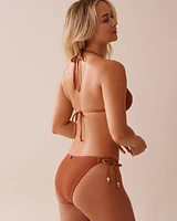 TERRACOTTA Crochet Triangle Bikini Top