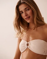 COCONUT MILK Crochet Ring Bandeau Bikini Top