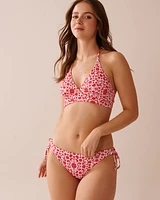 MEDITERRANEAN TILE Criss-Cross Triangle Bikini Top
