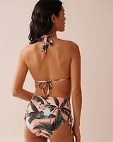 PEACHY TROPICS Triangle Bikini Top