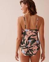 Haut tankini col en V coupe fluide PEACHY TROPICS