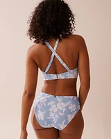 LILY GARDEN D Cup Triangle Bikini Top