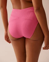 DRAGON FRUIT Recycled Fibers High Waist Bikini Bottom
