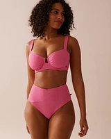 DRAGON FRUIT Recycled Fibers High Waist Bikini Bottom