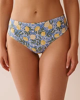 Bas de bikini cheeky taille mi-haute LEMON TILE