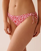 Bas de bikini brésilien noué aux hanches MEDITERRANEAN TILE