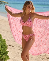 Bas de bikini brésilien noué aux hanches MEDITERRANEAN TILE