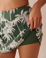 Bas de bikini jupe KHAKI PALM