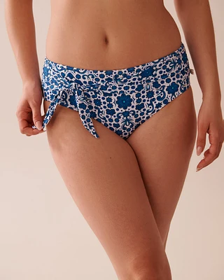 Bas de bikini noué MEDITERRANEAN TILE