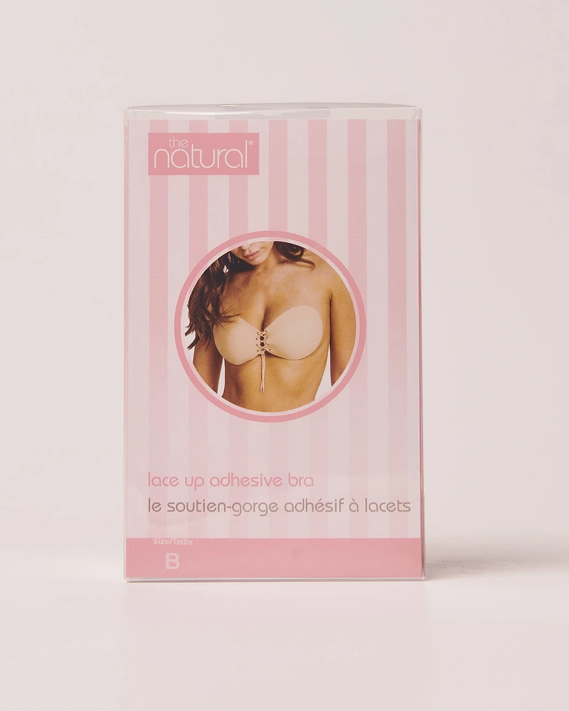 Soutien-gorge adhésif à lacets