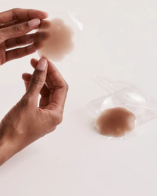 Cache-mamelons réutilisables en silicone souple