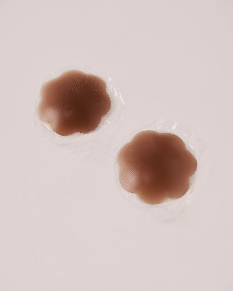 Cache-mamelons réutilisables en silicone souple