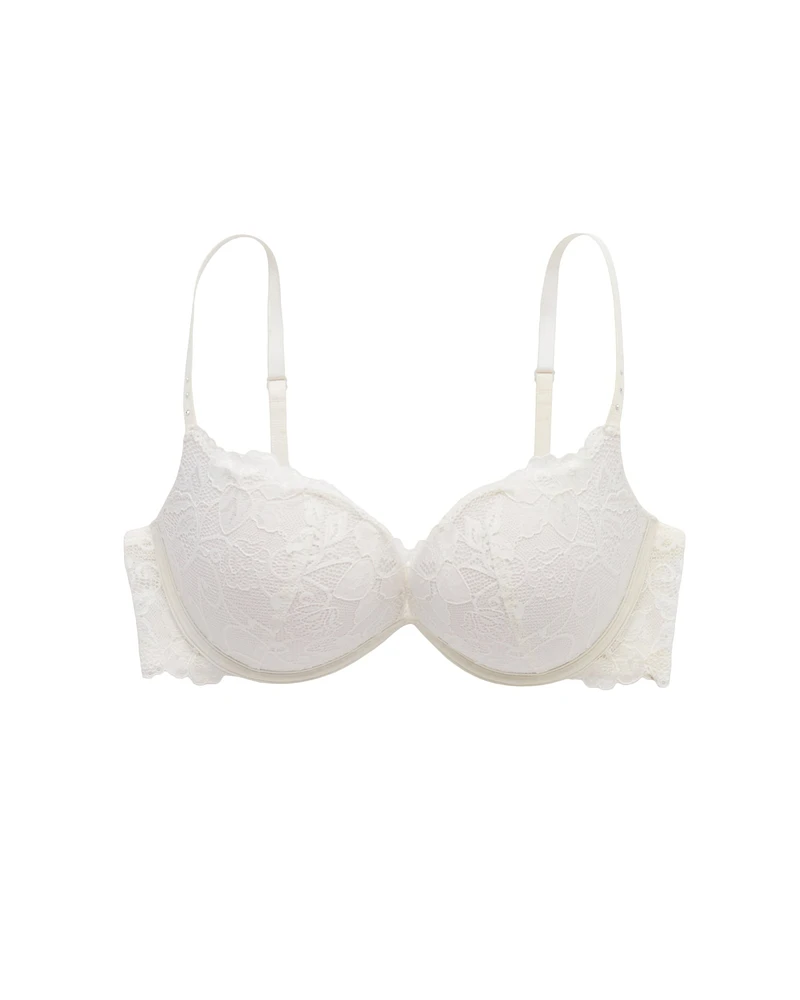 Soutien-gorge push-up plongeant demi-buste