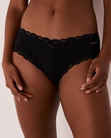 Super Soft Lace Trim Cheeky Panty