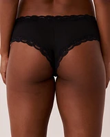 Super Soft Lace Trim Cheeky Panty