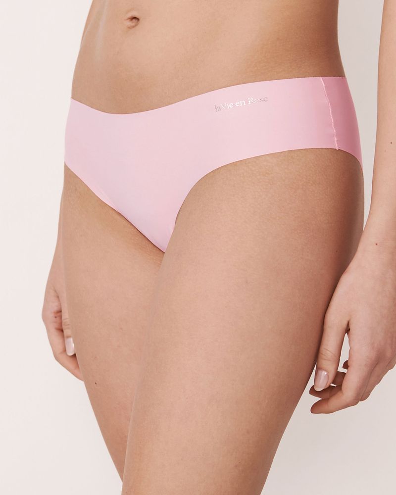 Ardene Lace Back Invisible Cheeky in Light Pink, Size, Polyester/Nylon/Spandex