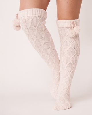 Knitted Knee-high Socks