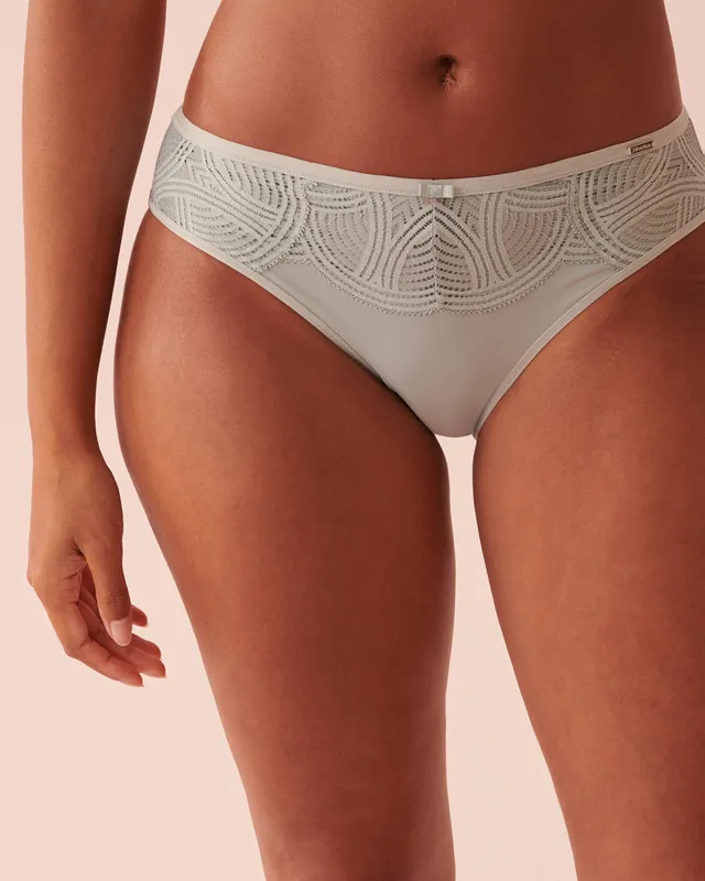 La Vie en Rose Microfiber Sleek Back Bikini Panty