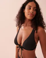 SOLID Triangle Bikini Top