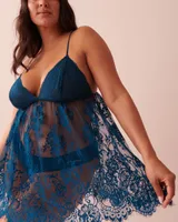 Lace and Mesh Babydoll