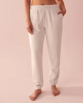 Pantalon de pyjama en peluche douce