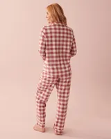 Luxury Flannel Long Sleeve Shirt PJ Set