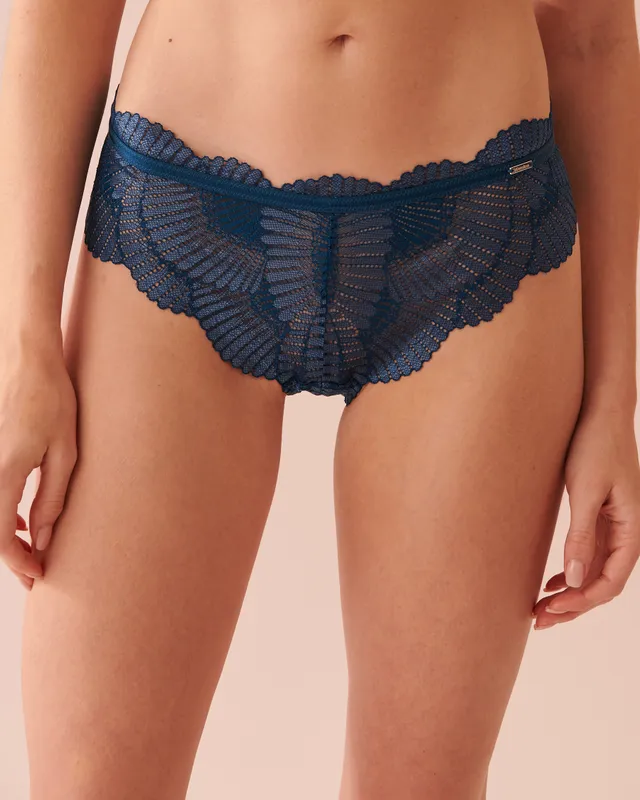 Lace and Mesh Bikini Panty