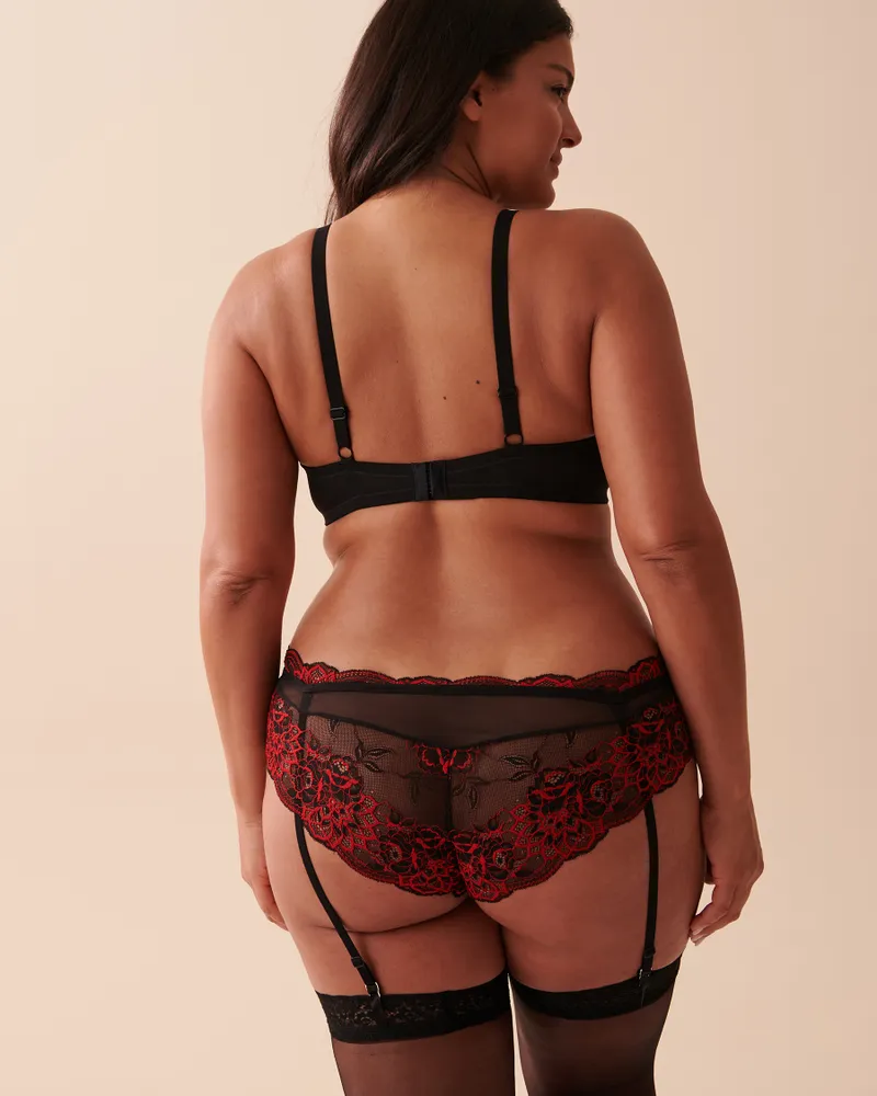 Soutien-gorge doublure légère en dentelle deux-tons