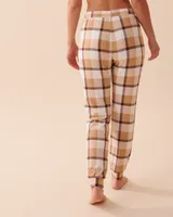 Recycled Fibers Fitted Pajama Pants