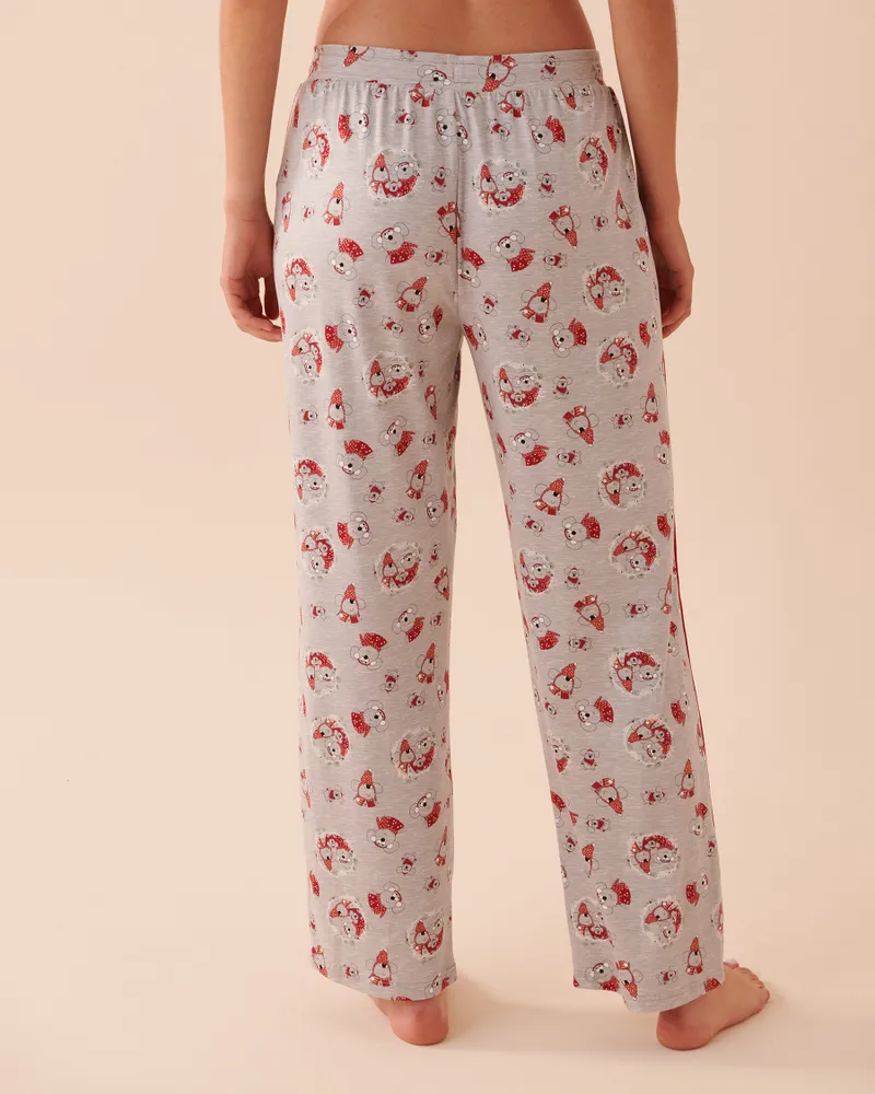 Pantalon de pyjama ultra doux à motif souris
