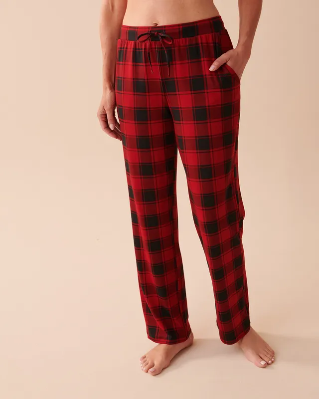 Unisex Adult Plaid Flannel Pajama Pants