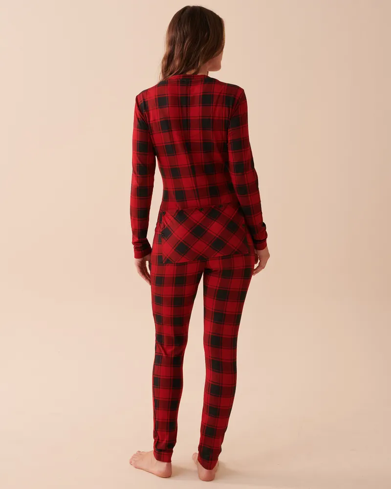 Buffalo Plaid Super Soft Jumpsuit