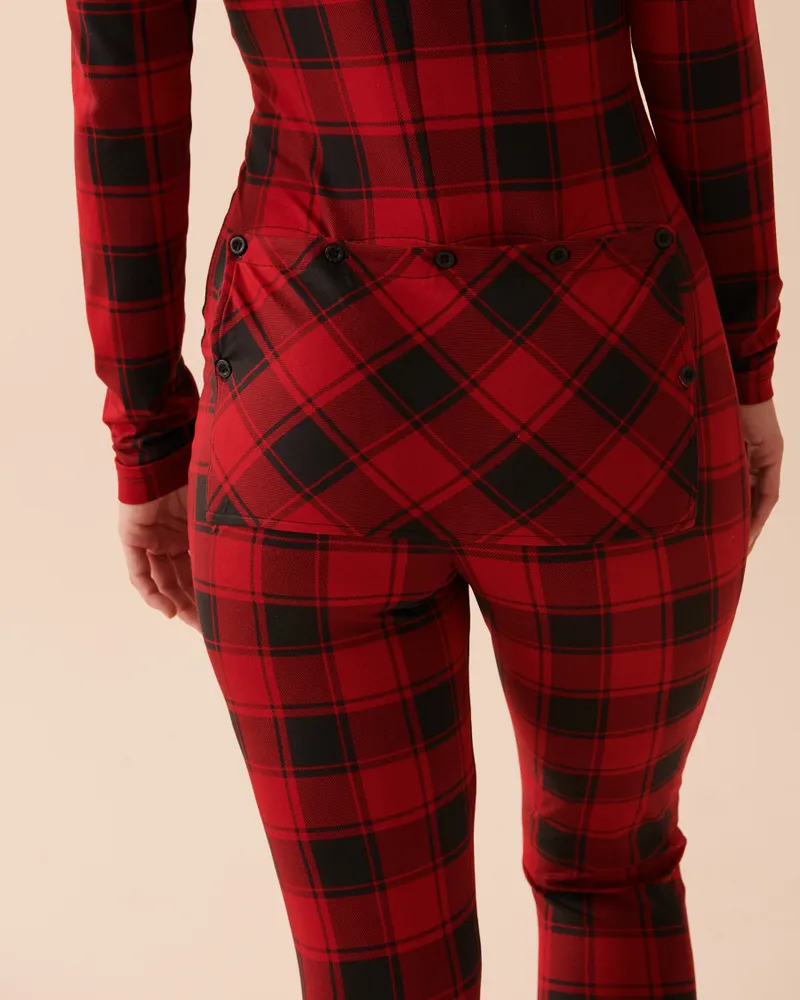 Buffalo Plaid Super Soft Jumpsuit