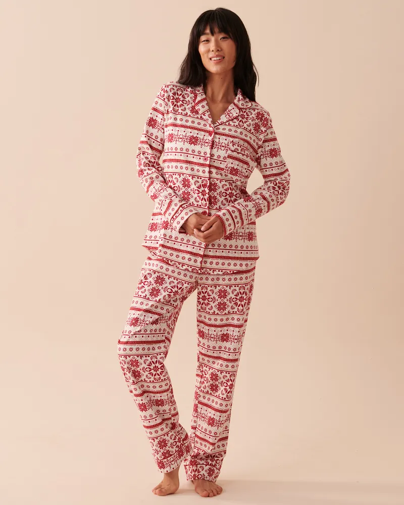 Fair Isle Flannel PJ Set