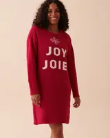 Chenille Long Sleeve Sleepshirt