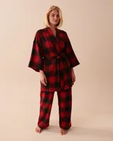 Buffalo Plaid Kimono