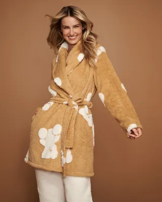 Teddy Bear Soft Plush Robe