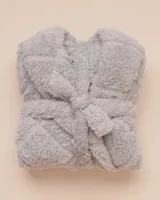 Soft Plush Quilted Effect Robe