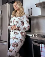 Snowflakes Micropolar PJ Set