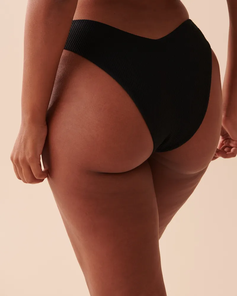 CASABLANCA TEXTURED Thong Bikini Bottom