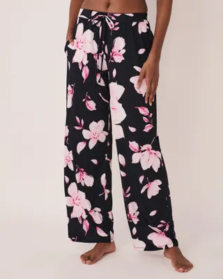 Recycled Fibers Floral Pants