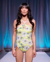 FIELDS OF FLOWERS Recycled Fibers Reversible One-piece Swimsuit