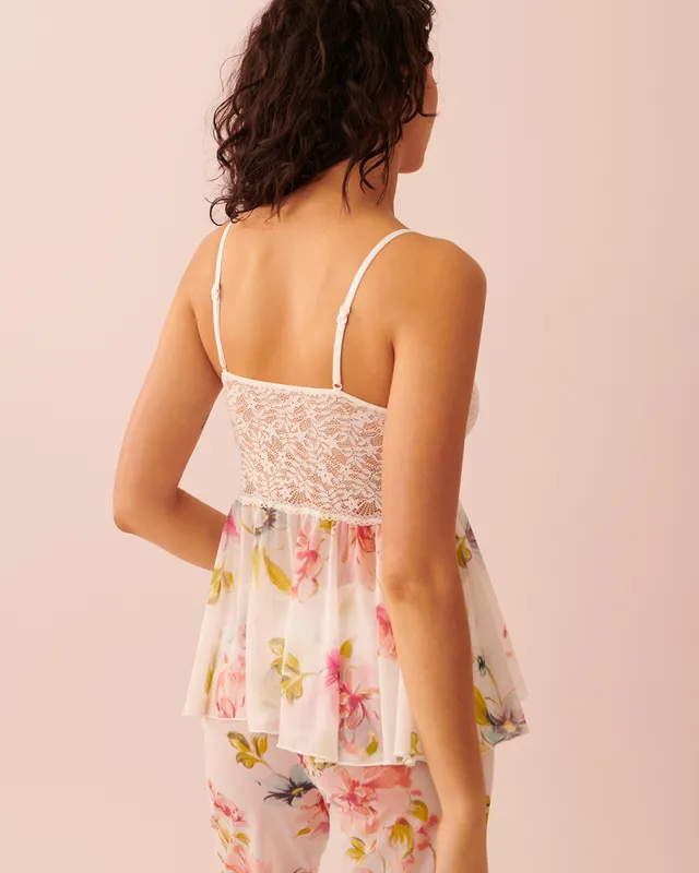Fleur Satin Cami & Shorts Set - Envy Nightwear