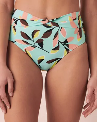MODERN GRAPHIC High Waist Bikini Bottom