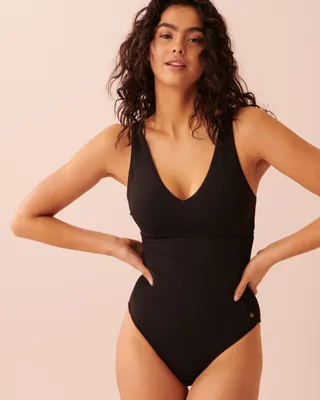 ABIGAIL Shirred Sides One-piece Swimsuit