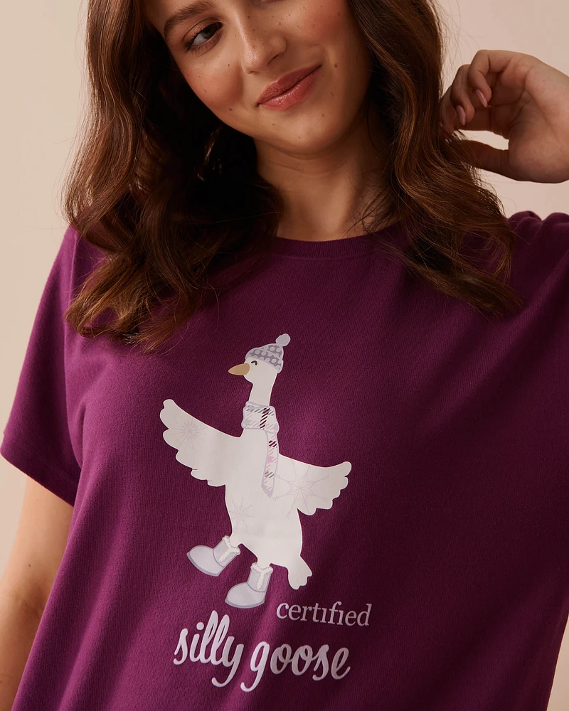 Goose Print Recycled Fibers T-shirt