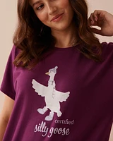 Goose Print Recycled Fibers T-shirt