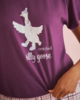 Goose Print Recycled Fibers T-shirt