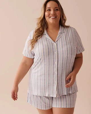 Soothing Stripes Super Soft Button-down Shirt